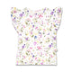 Gracie Organic Short Sleeve Top with Frill - Thumbnail 2