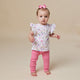 Gracie Organic Short Sleeve Top with Frill - Thumbnail 9