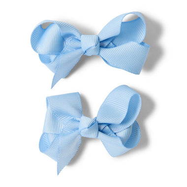 Baby Blue Piggy Tail Hair Clips - Pair-Snuggle Hunny