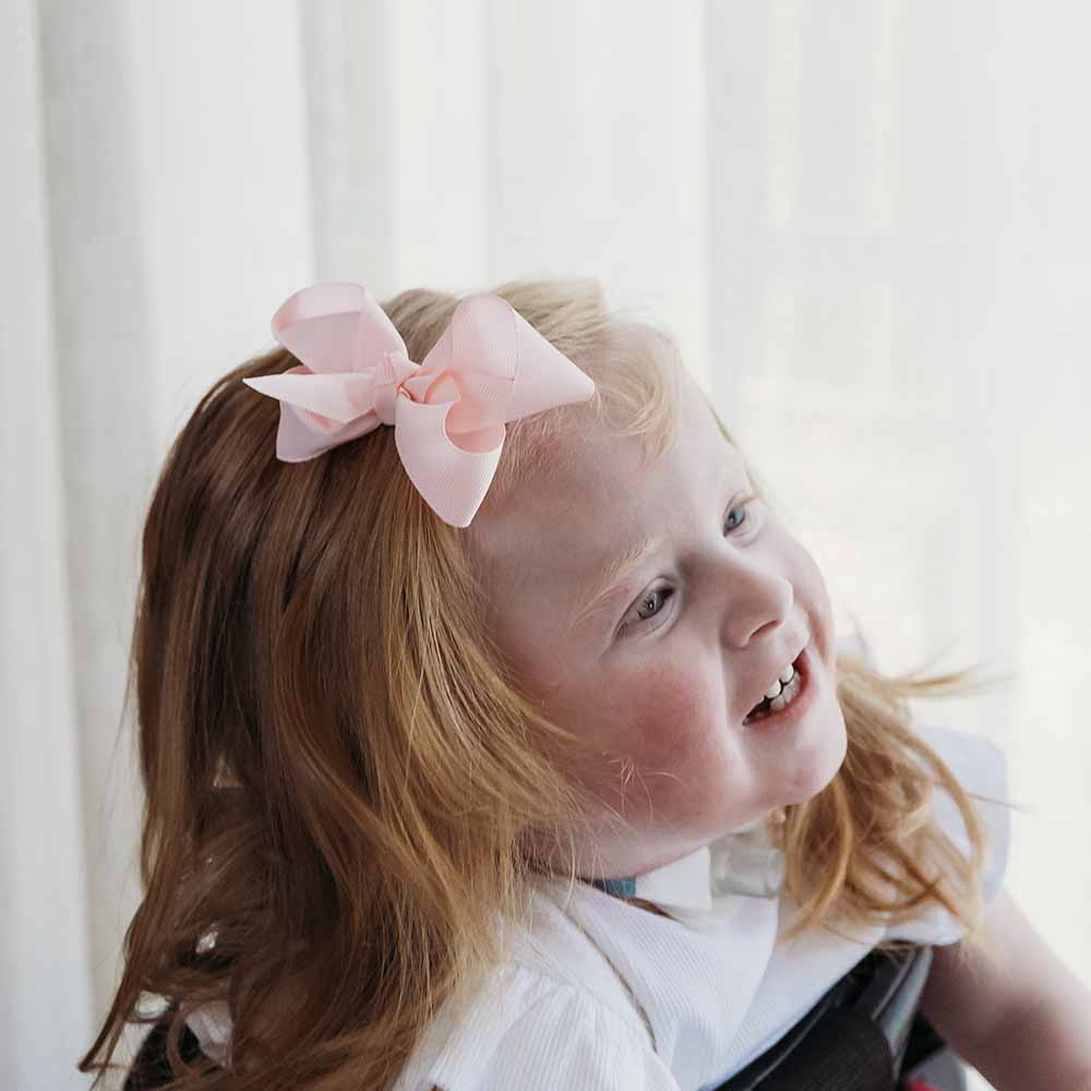 Baby Pink Bow Hair Clip - View 3
