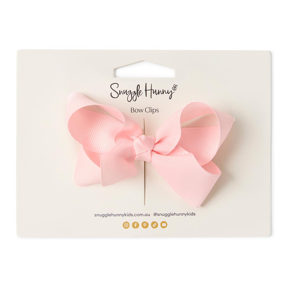 Baby Pink Bow Hair Clip - View 4