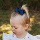 Navy Blue Bow Hair Clip - Thumbnail 1