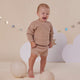 Hazelnut Oversized Cotton Knit Jumper - Thumbnail 5