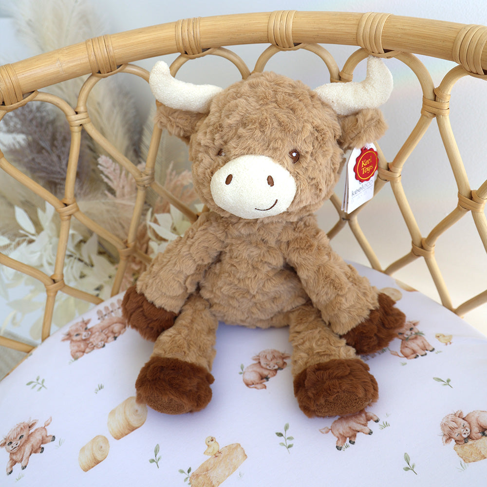 Keeleco Highland Cow Large Plush (25cm) - View 1