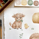 Highland Cows Organic Oversized Romper - Thumbnail 10