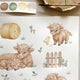 Highland Cows Organic Oversized Romper - Thumbnail 6