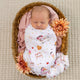 Ice Creams Organic Jersey Wrap & Topknot Set - Thumbnail 8