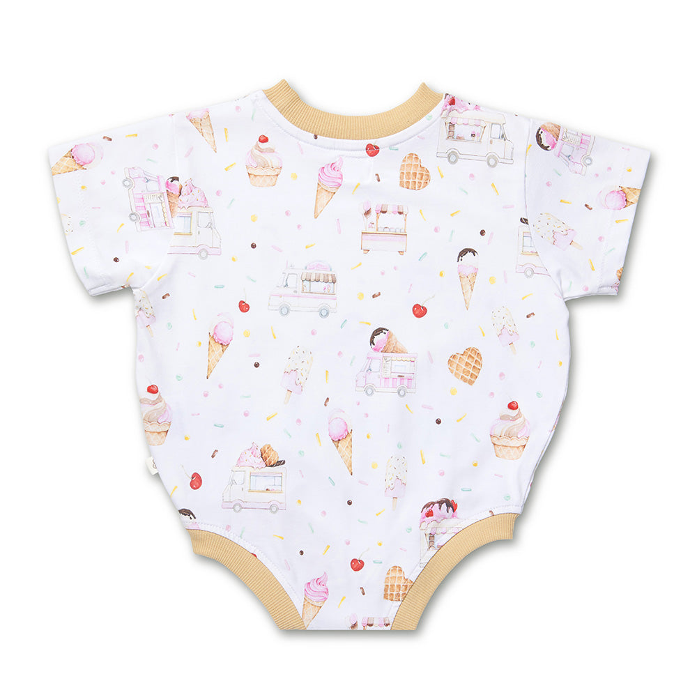 Ice Creams Organic Oversized Romper - View 9