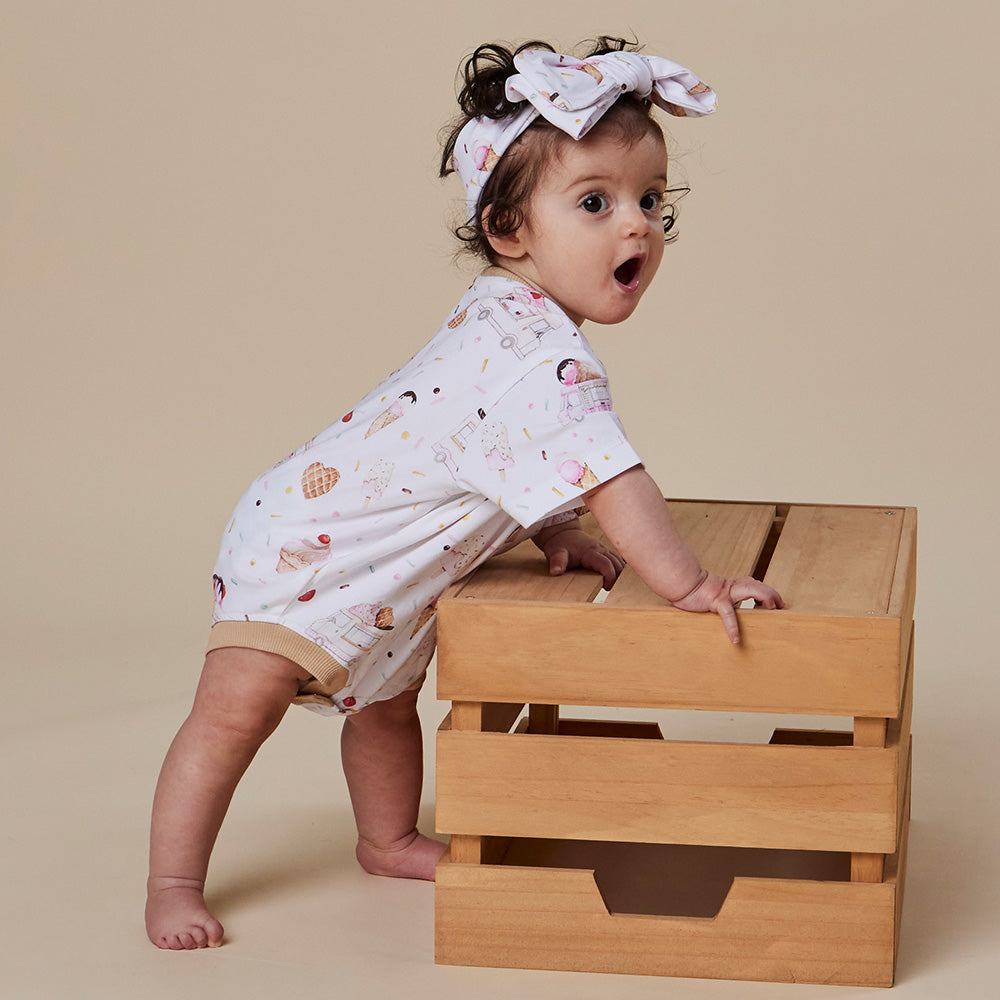 Ice Creams Organic Oversized Romper - View 12