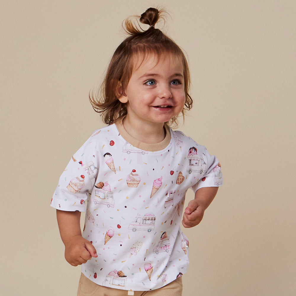Ice Creams Organic Oversized Tee - View 12