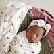 Ladybug Jersey Wrap Birth Announcement Set - Thumbnail 5