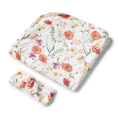 Jersey Wraps - Meadow Organic Jersey Wrap & Topknot Set