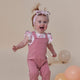 Jewel Pink Organic Joey Overalls - Thumbnail 3