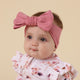 Jewel Pink Organic Oversized Bow - Thumbnail 8
