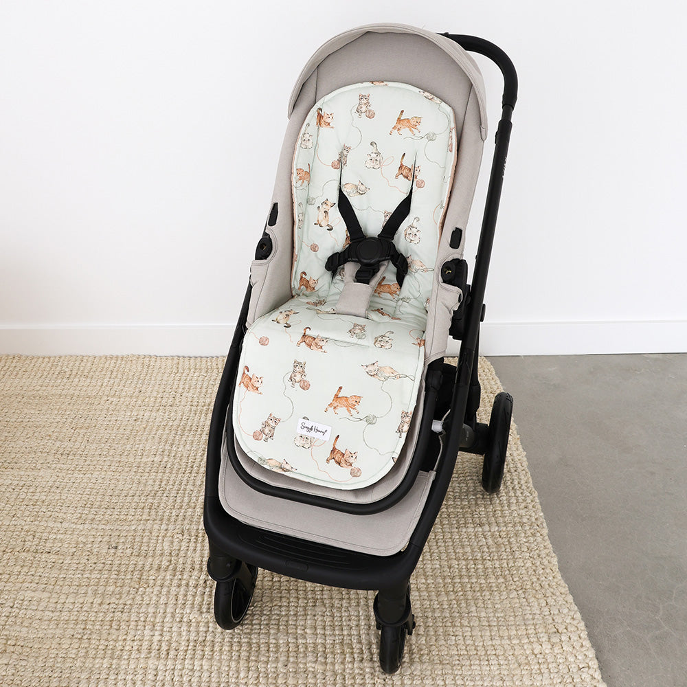Kittens Universal Organic Pram Liner - View 3