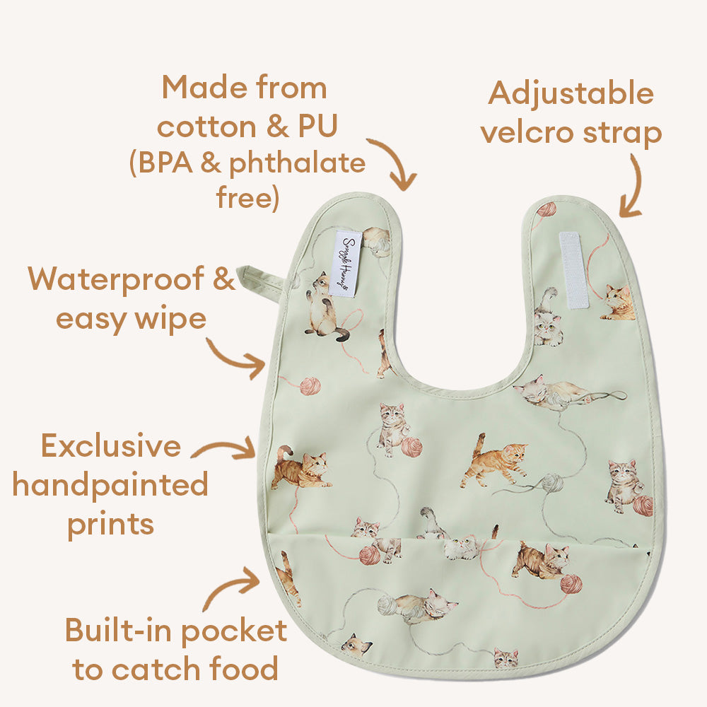 Kittens Snuggle Bib - View 4