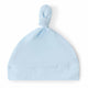 Baby Blue Organic Knotted Beanie - Thumbnail 2