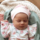 Baby Pink Organic Knotted Beanie - Thumbnail 1