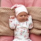 Baby Pink Organic Knotted Beanie - Thumbnail 3
