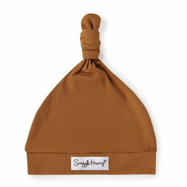 Bronze (New) Organic Knotted Beanie-Snuggle Hunny