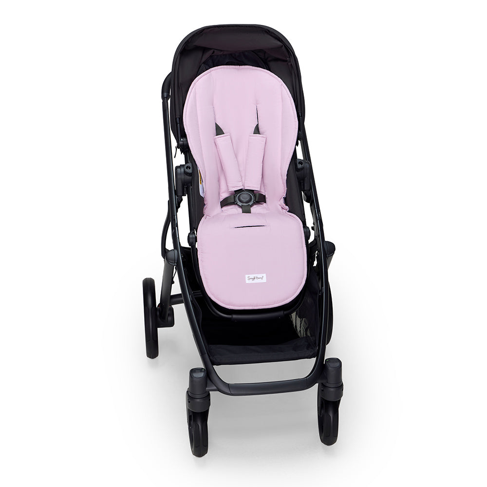 Bundle - Midnight Swan Pram Liner & Strap Cover Set - View 8