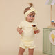 Lemon Sorbet Short Sleeve Organic Bodysuit - Thumbnail 1