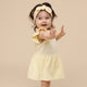 Lemon Sorbet Short Sleeve Organic Dress - Thumbnail 3