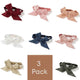 Linen Pre-Tied Bow Headband 3 Pack - Thumbnail 1