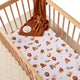 Lion Organic Fitted Cot Sheet - Thumbnail 1