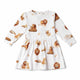 Lion Long Sleeve Organic Dress - Thumbnail 2