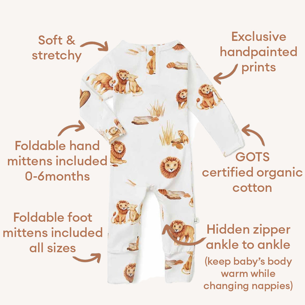 Lion Organic Growsuit - View 4