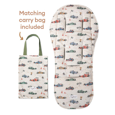 Little Racers Universal Organic Pram Liner | Snuggle Hunny