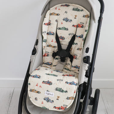 Little Racers Universal Organic Pram Liner | Snuggle Hunny