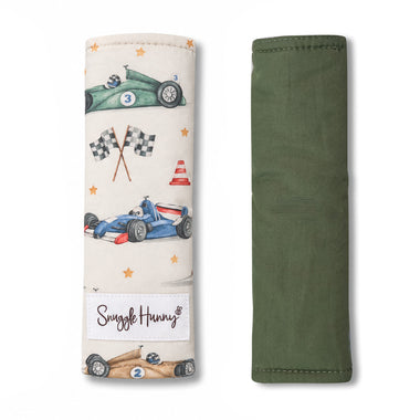 Little Racers Universal Reversible Pram Strap Covers | Snuggle Hunny