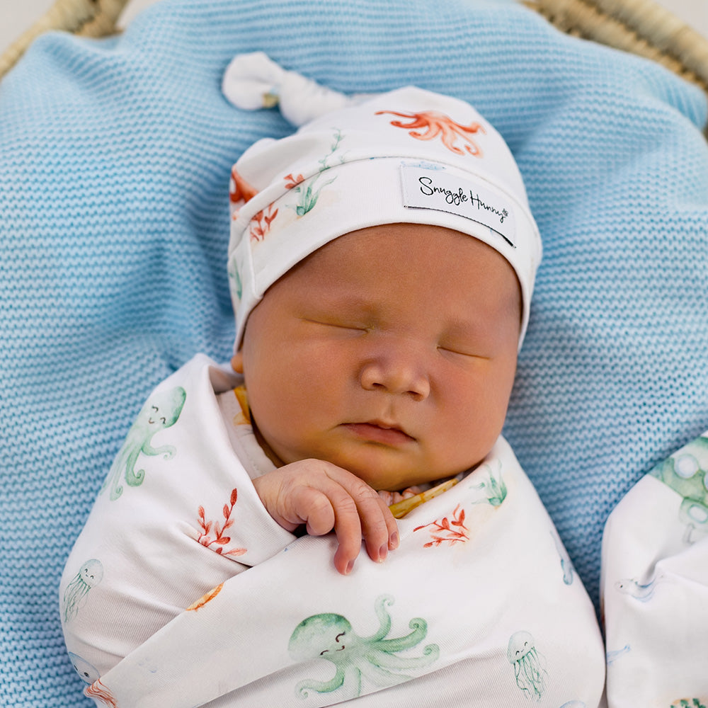 Little Subs Organic Knotted Beanie - View 3