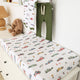 Little Racers Organic Bassinet Sheet / Change Pad Cover - Thumbnail 3