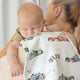 Little Racers Organic Cotton Burp Cloth - Thumbnail 1