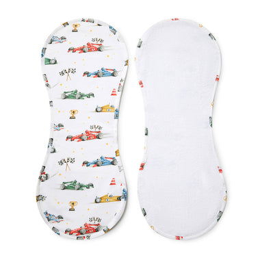 Little Racers Organic Cotton Burp Cloth | Snuggle Hunny
