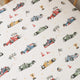 Little Racers Organic Fitted Cot Sheet - Thumbnail 2