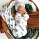 Little Racers Organic Jersey Wrap & Beanie Set - Thumbnail 1