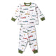 Little Racers Organic Kids Long Sleeve PJ Set - Thumbnail 2