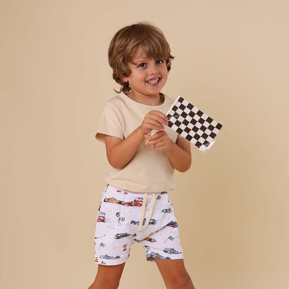 Little Racers Organic Shorts - View 1