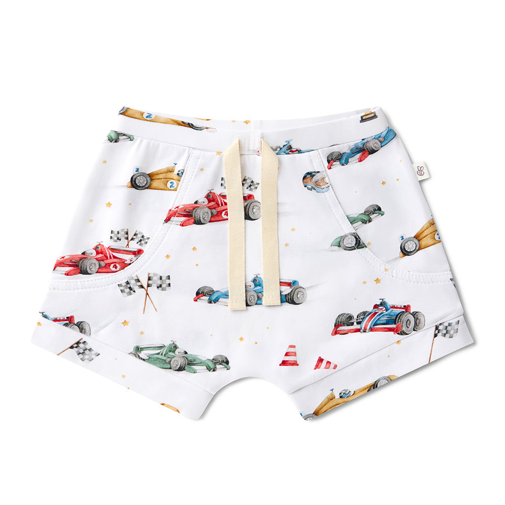 Little Racers Organic Shorts - View 2
