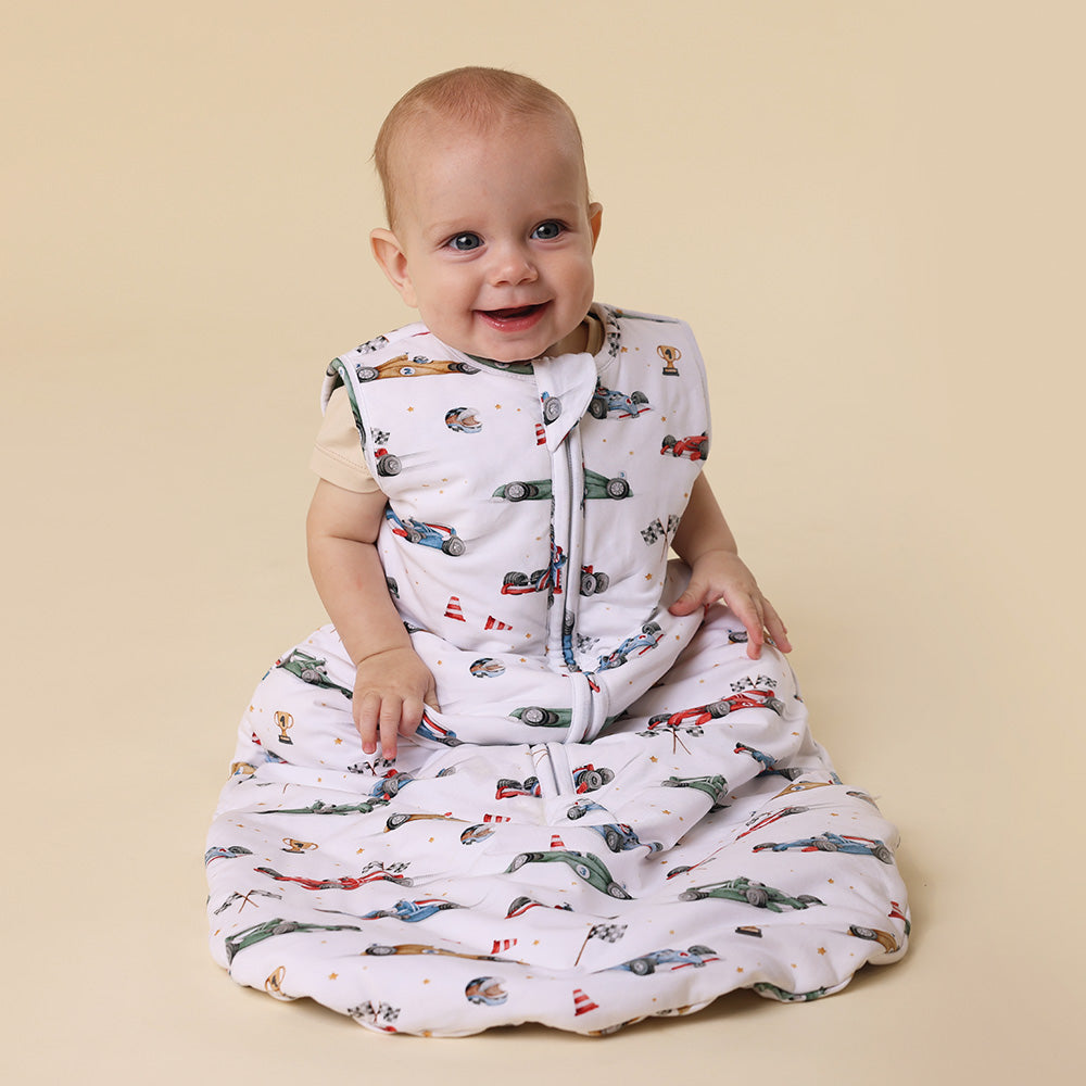 Little Racers Organic Sleeping Bag 2.5 TOG - View 1
