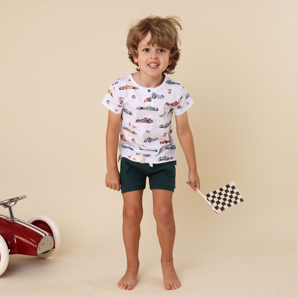 Little Racers Organic Short Sleeve Top - View 6