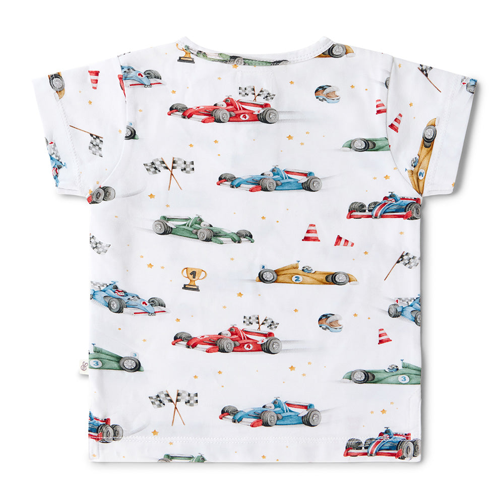 Little Racers Organic Short Sleeve Top - View 10