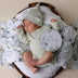 Honeydew Long Sleeve Organic Bodysuit | Snuggle Hunny