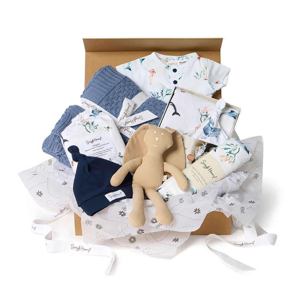 Luxury Newborn Gift Hamper - Ocean - View 1