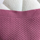 Mauve Diamond Knit Organic Baby Blanket - Thumbnail 8