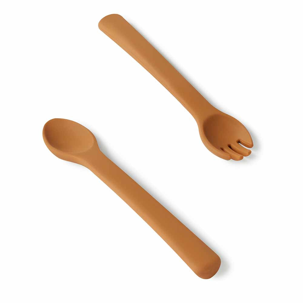 Silicone Cutlery Chestnut - View 1